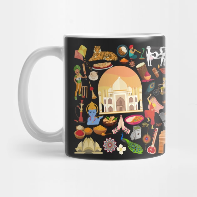 India Travel Icons by FancyPlanet